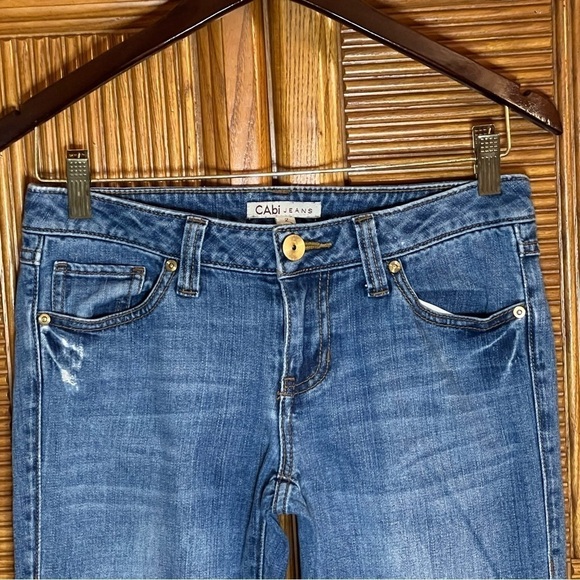 CAbi 319 Ruby Mid Rise Slim Jeans womens size 2 - Picture 2 of 4
